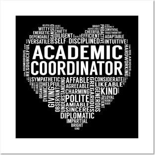 Academic Coordinator Heart Posters and Art